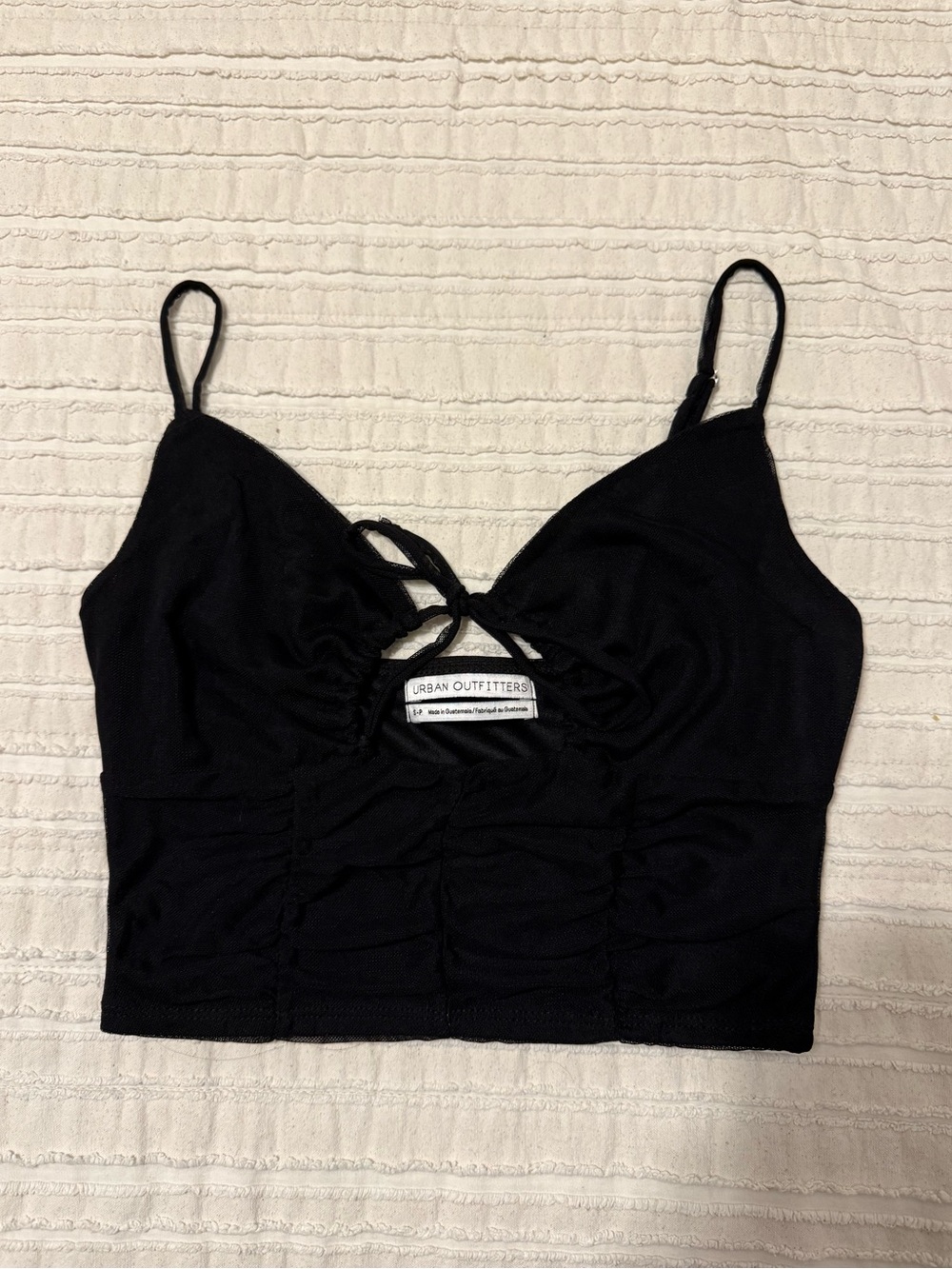 Urban Outfitters Black Mesh Top